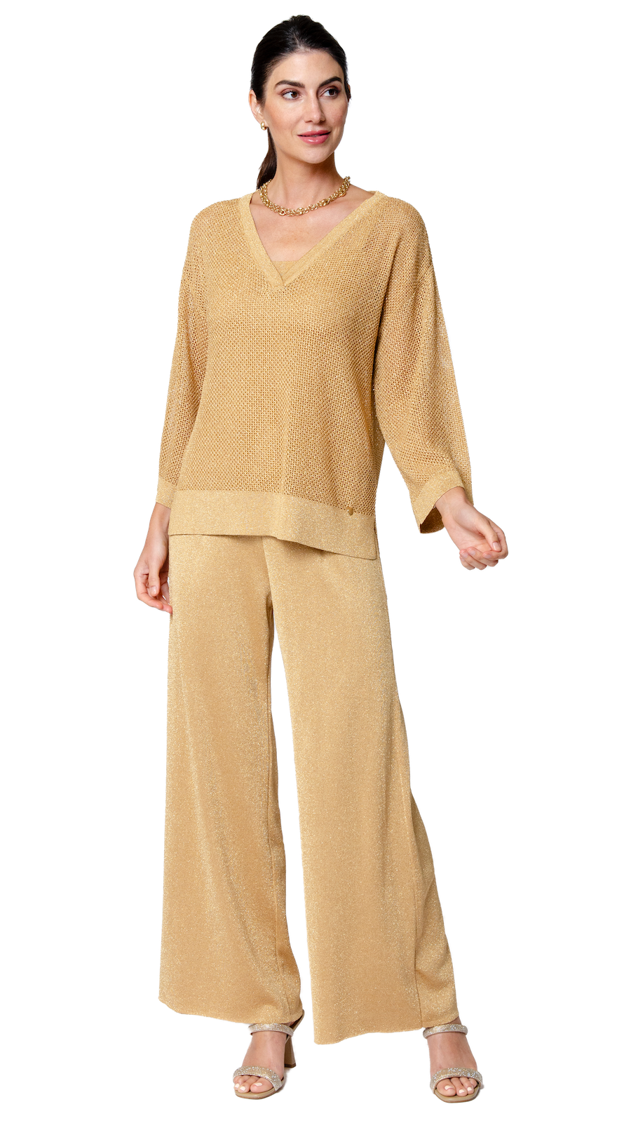 Crissie Tank Top; Golden Sands