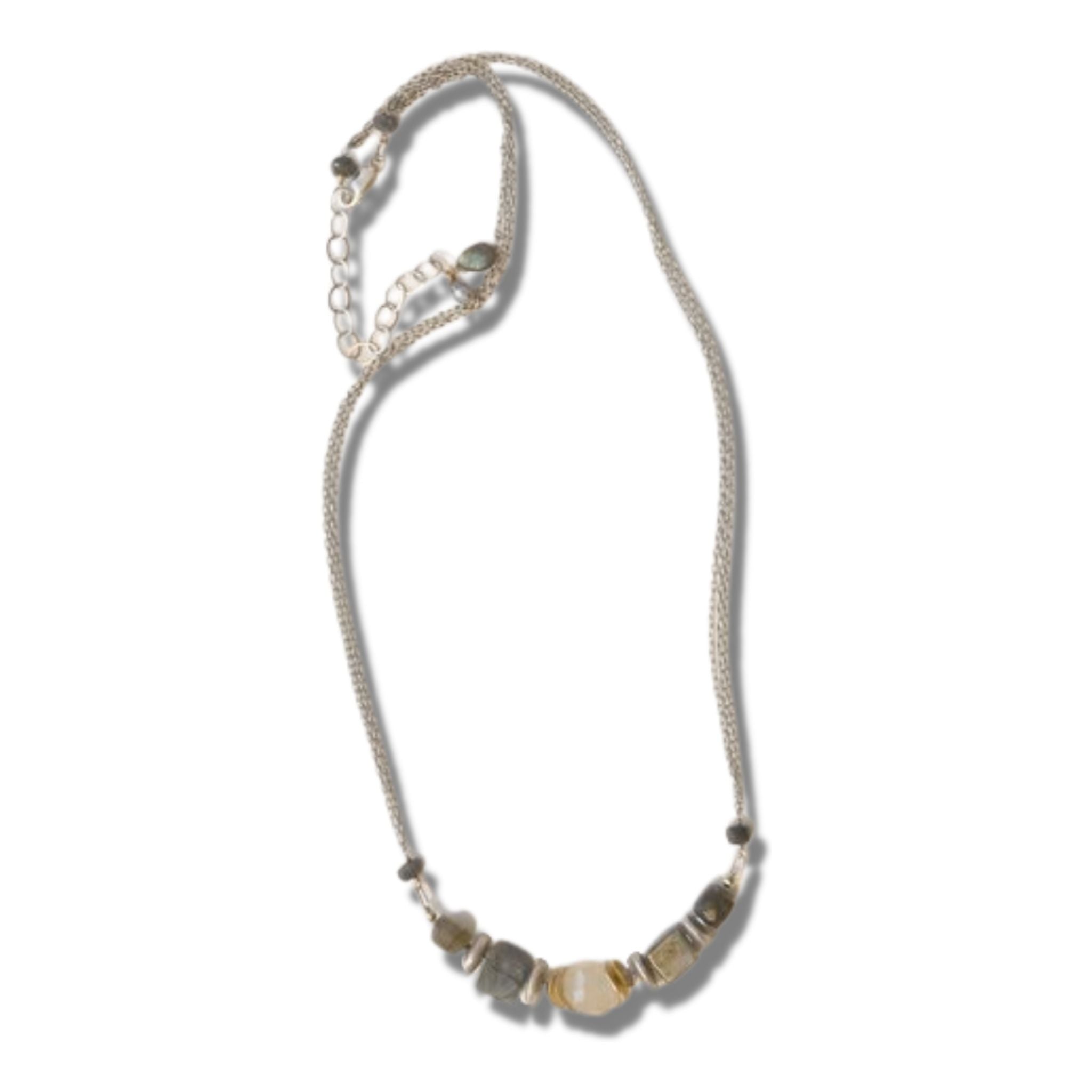 Rustic Swag Necklace - 2 Colorways