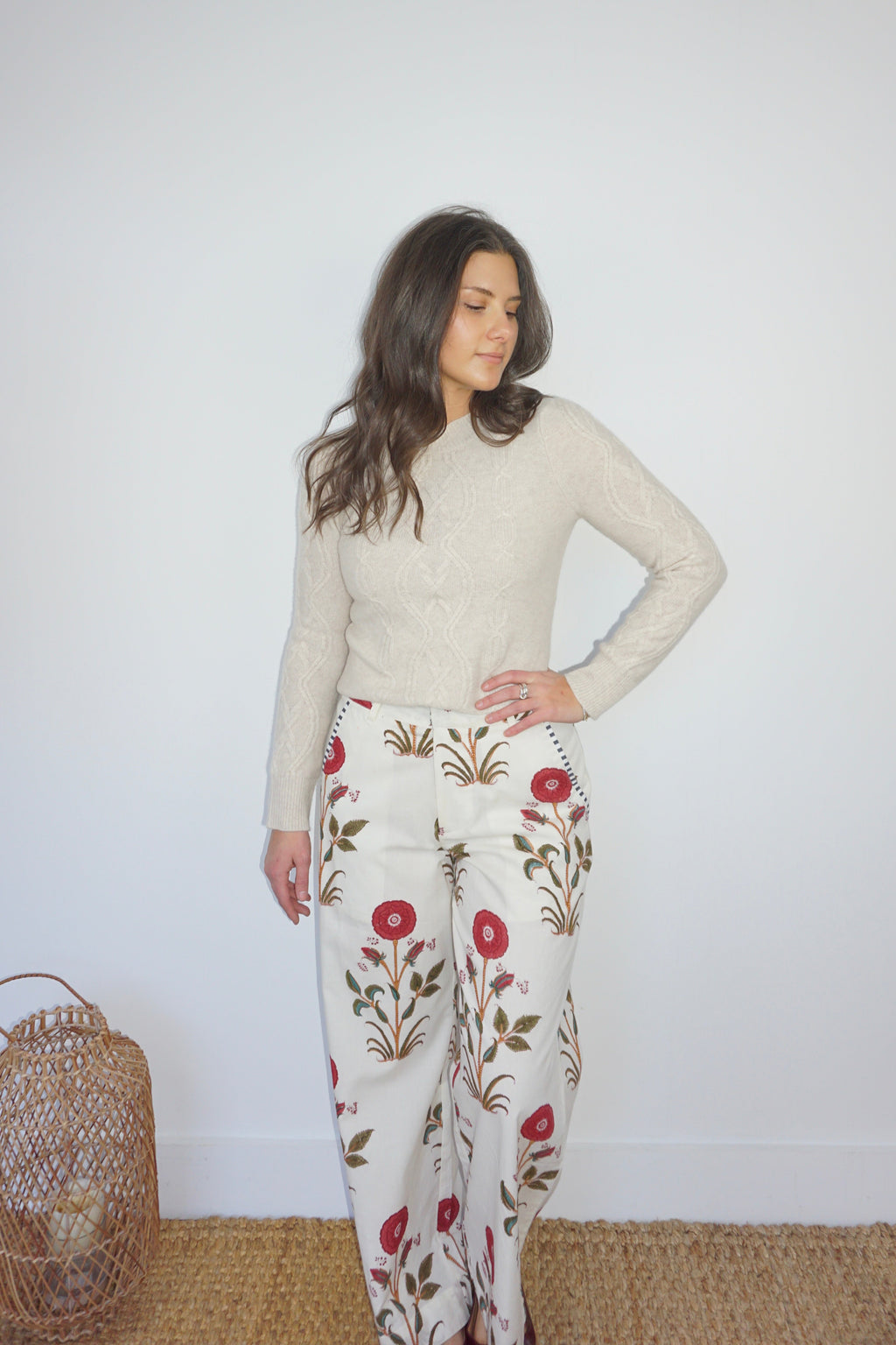 Edison Pant in RedCal