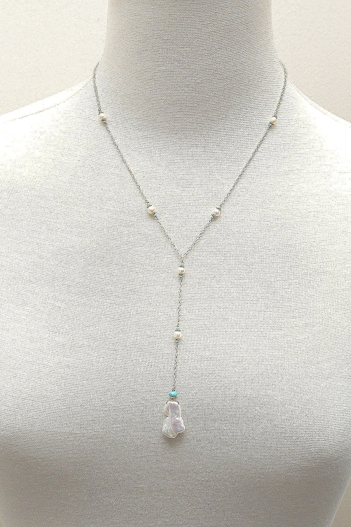 Sanderling"Y" Necklace