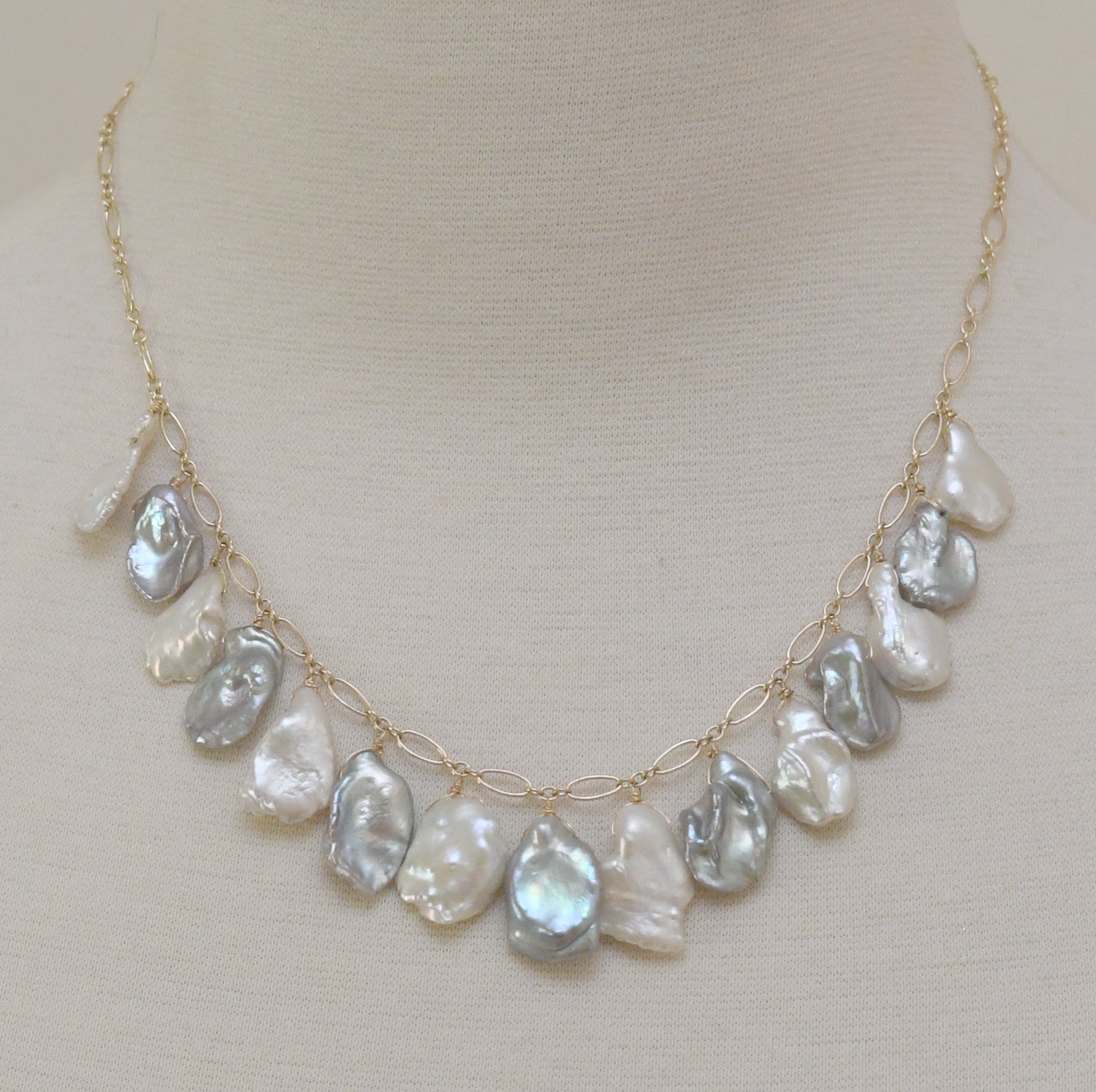 Maia Petal necklace