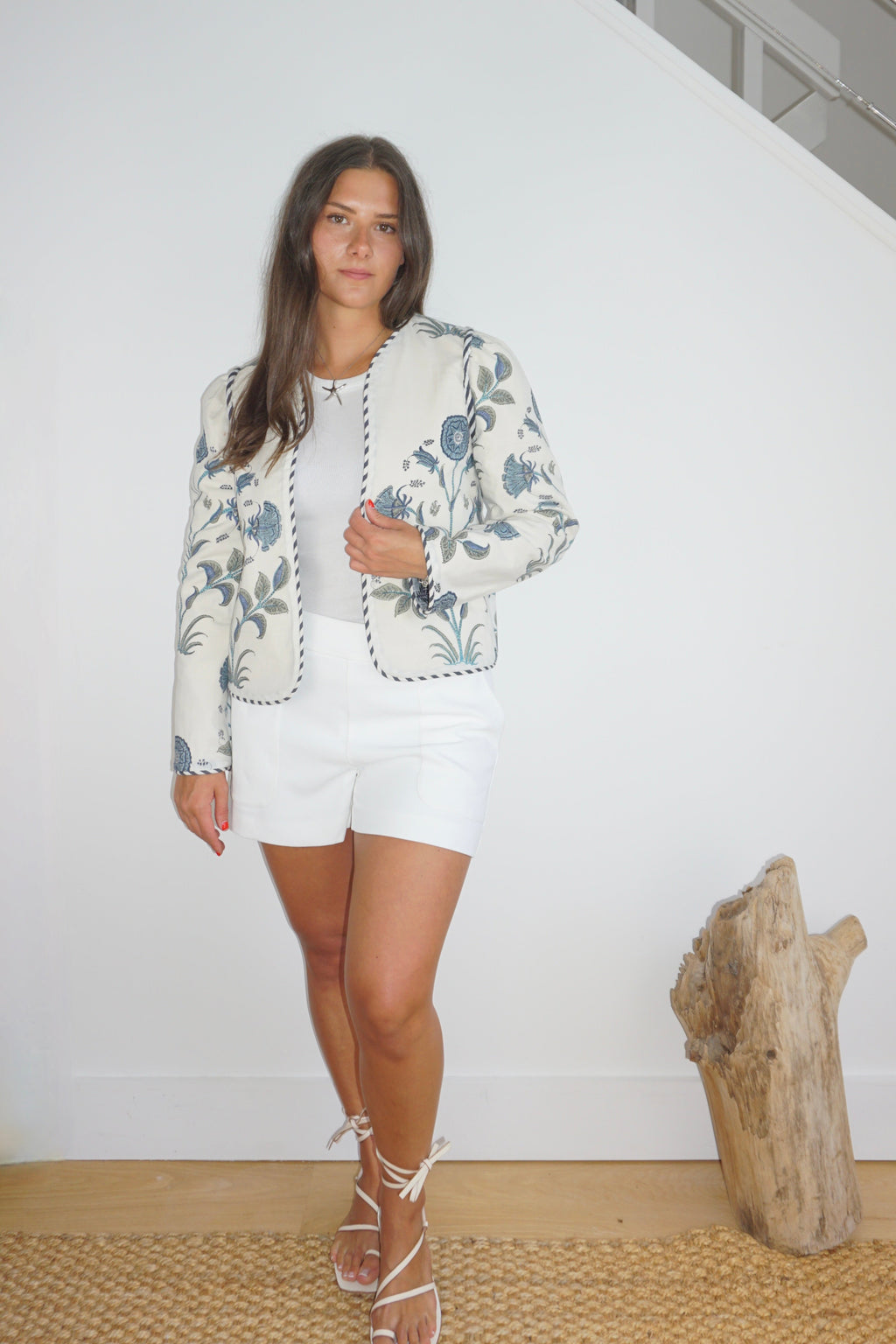 Shylah Jacket in Blue Vine RVRS