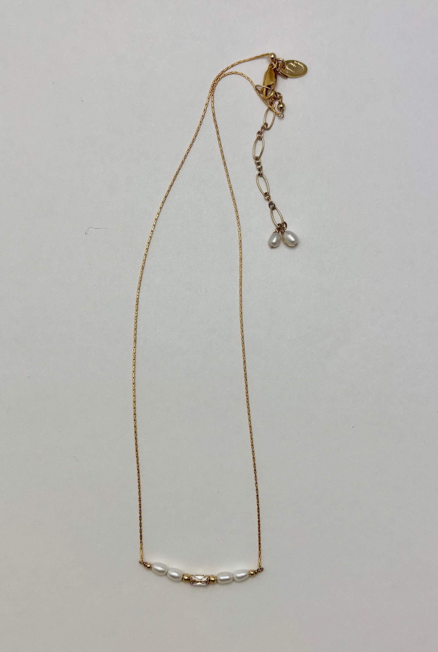 Beach Baguette Necklace ( 2 colorways)