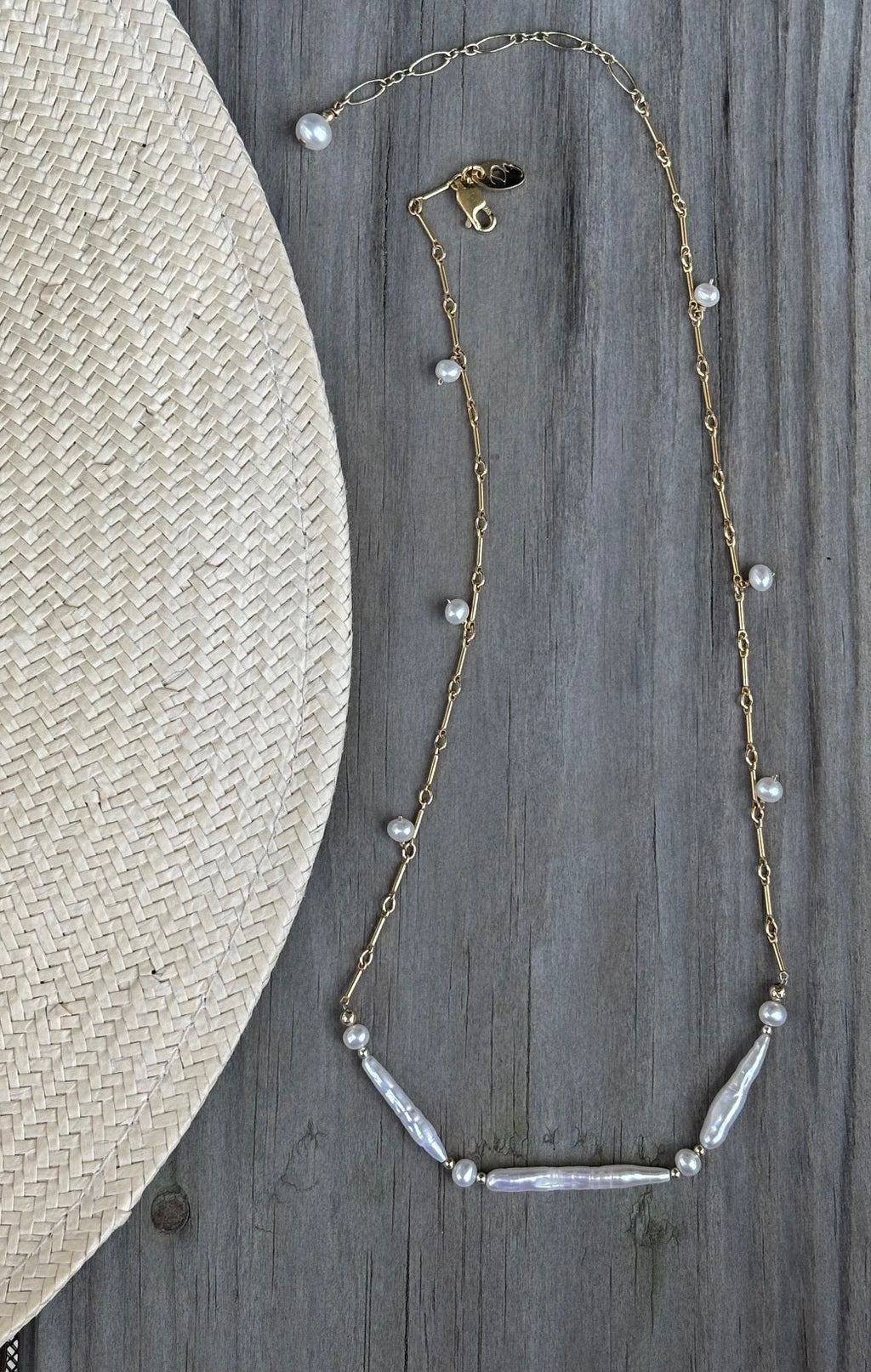 Triad Pearl Necklace